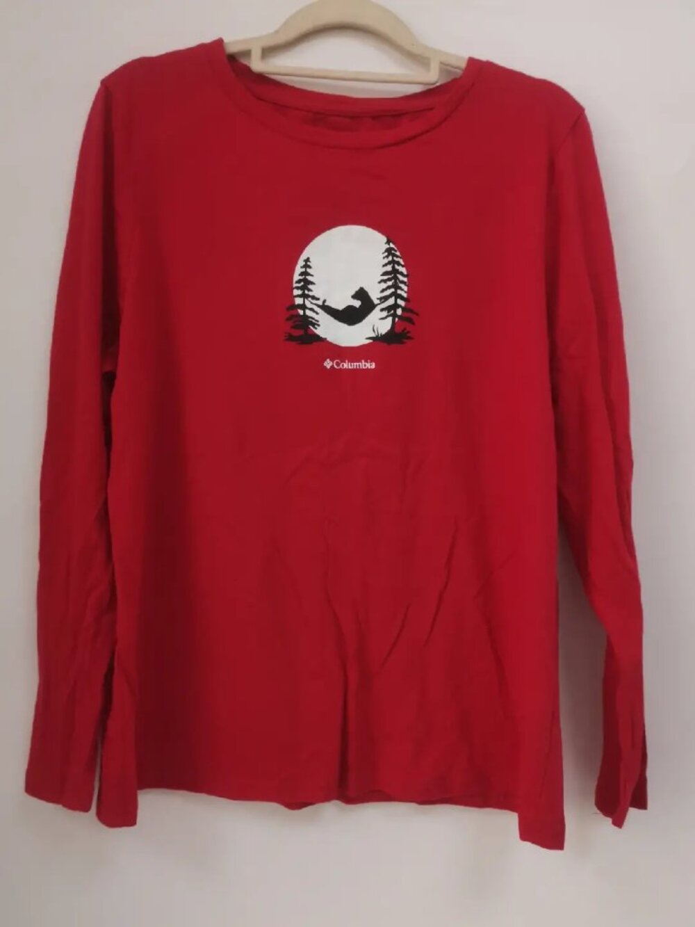 Coiumbia Women's Long Sleeve T-Shirt Print Round Neck Casual Simple Basic Top